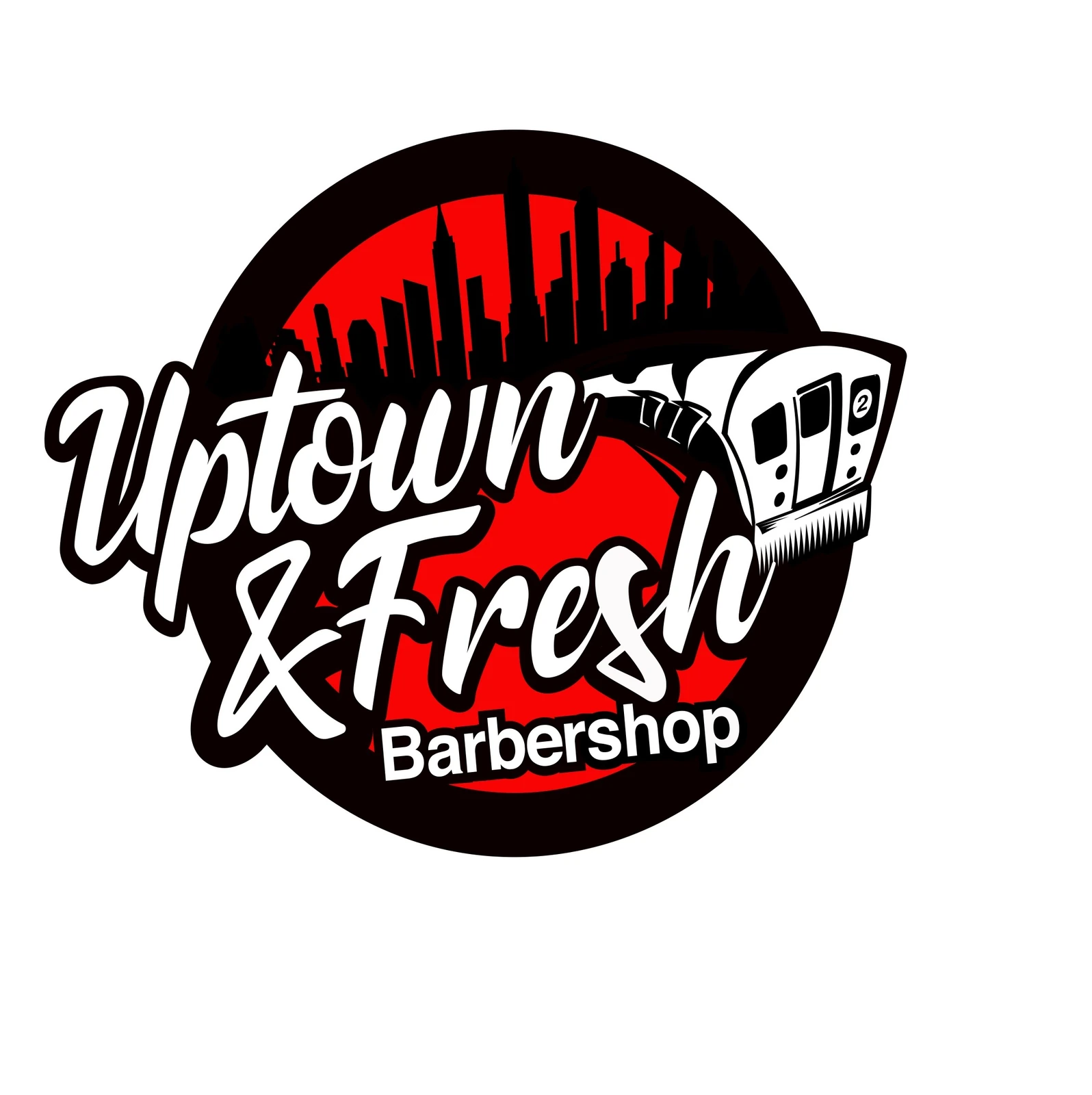 Inside Uptown and Fresh Barbershop